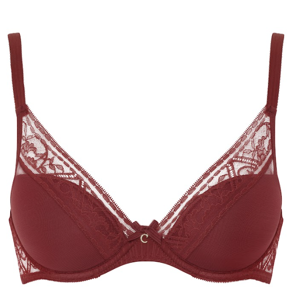 Chantelle C12L20 Alto Plunging Cup Bra- Emerald, Khaki, Mahogany