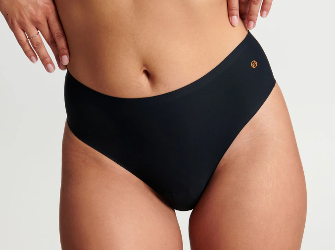 Evelyn & Bobbie High-Waisted Mesh Thong