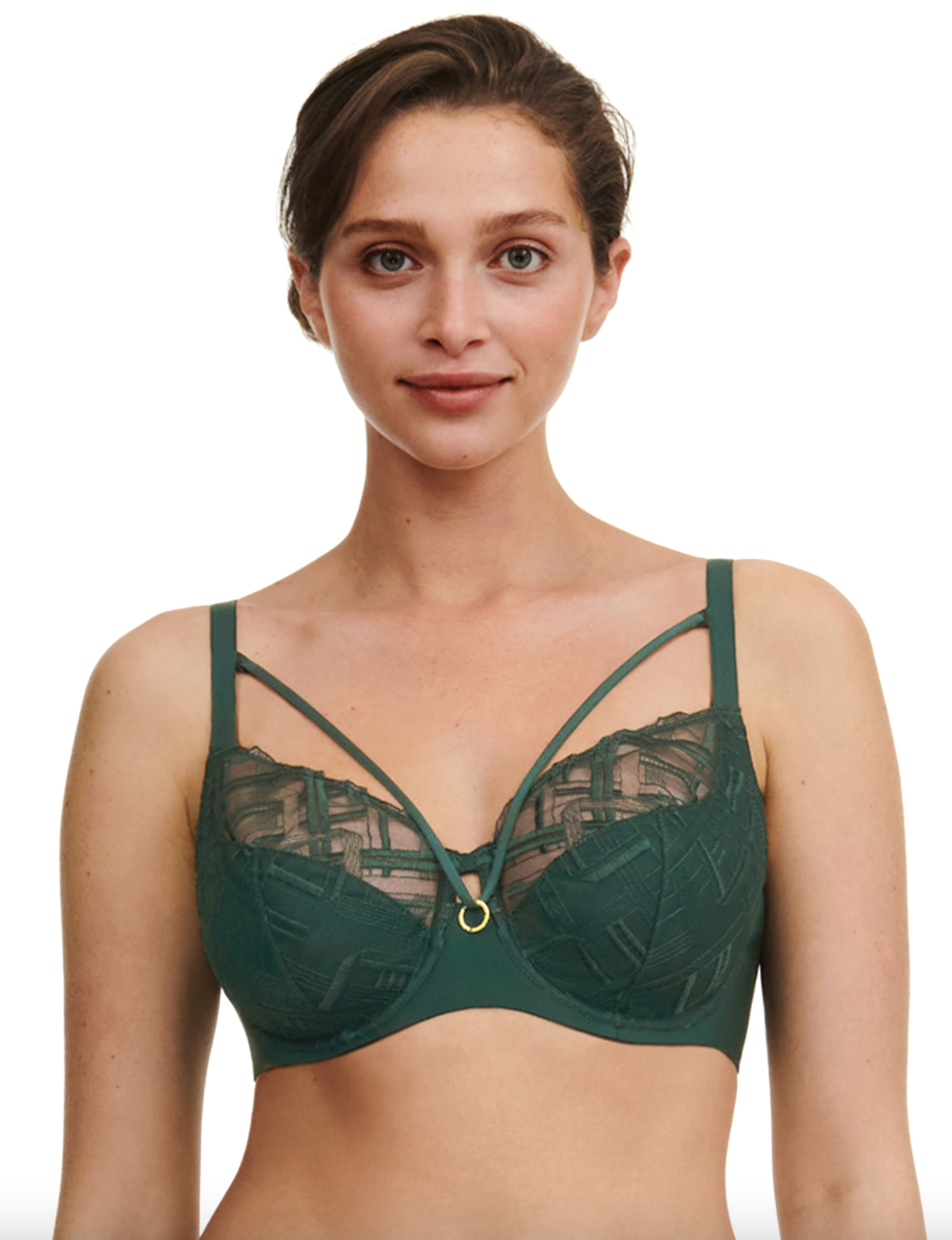 Chantelle - Graphic Support Lace Full Coverage Unlined Bra - C21S10