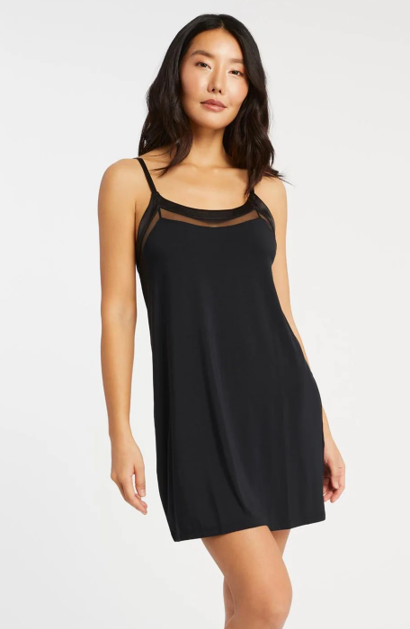 Fleur't - Tuxedo Slip Chemise - 6046