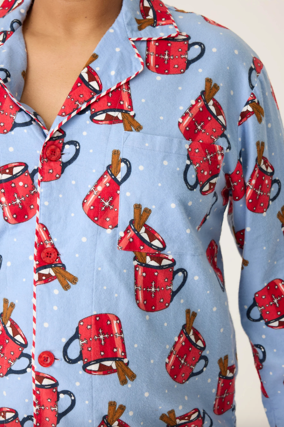 PJ SALVAGE - Hug In A Mug Men's Flannel PJ Set - RQMHLPJ