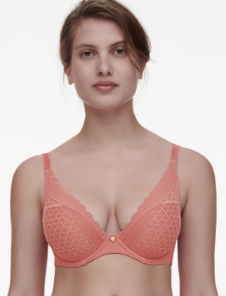 Chantelle Norah Chic Plunge T-Shirt Bra - C16MNA- Rose Canyon