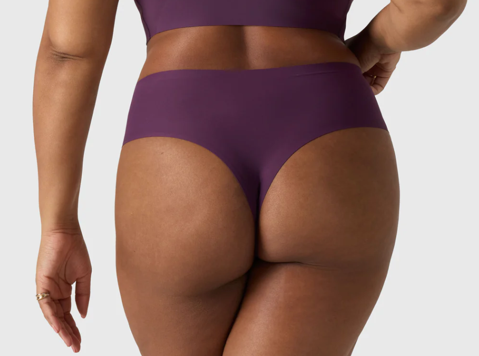 Evelyn & Bobbie High-Waisted Mesh Thong