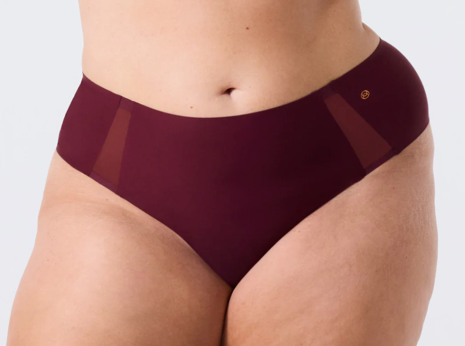 Evelyn & Bobbie High-Waisted Mesh Thong