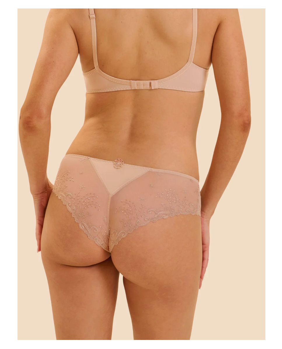 SIMONE PERELE- DELICE- SHORTY- 12X630- WHITE/BLUSH/BLACK/NUDE