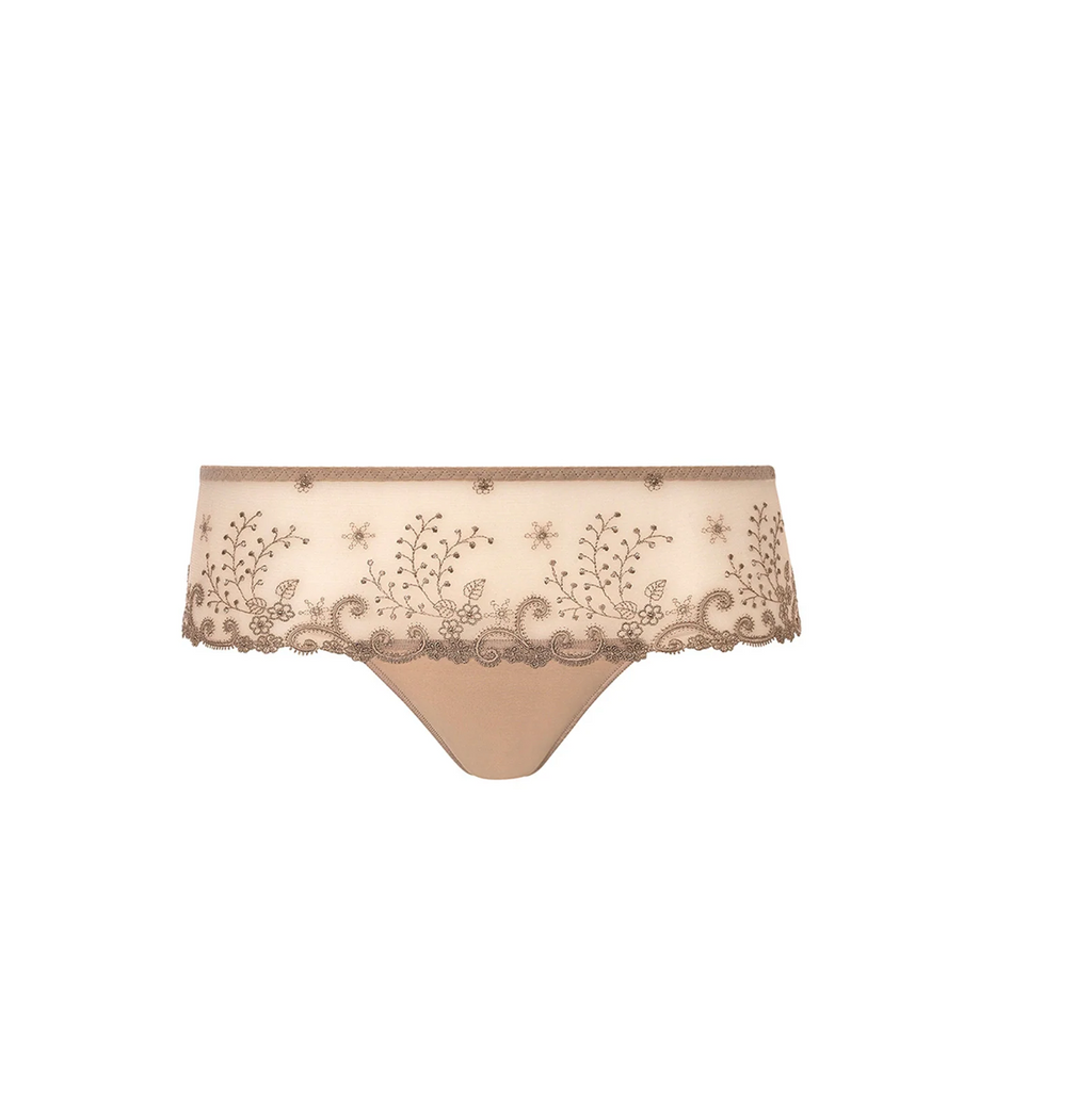 SIMONE PERELE- DELICE- SHORTY- 12X630- WHITE/BLUSH/BLACK/NUDE