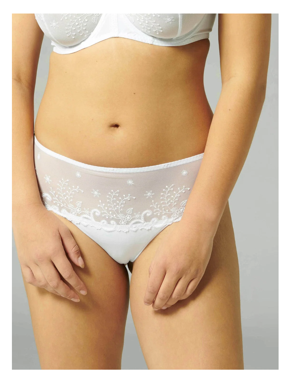 SIMONE PERELE- DELICE- SHORTY- 12X630- WHITE/BLUSH/BLACK/NUDE