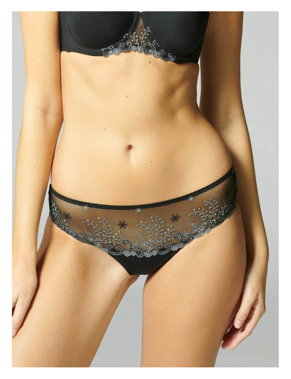 SIMONE PERELE- DELICE- SHORTY- 12X630- WHITE/BLUSH/BLACK/NUDE