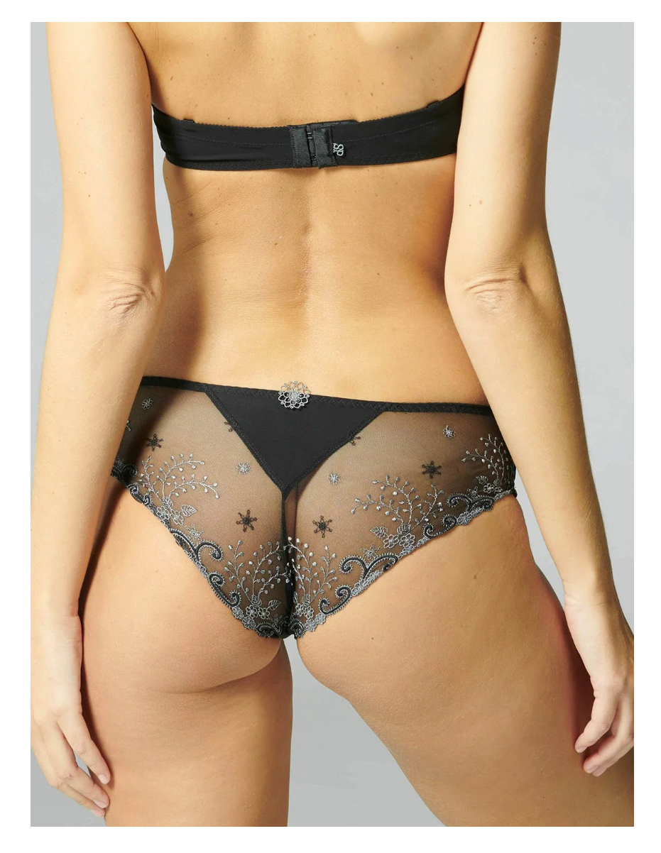 SIMONE PERELE- DELICE- SHORTY- 12X630- WHITE/BLUSH/BLACK/NUDE