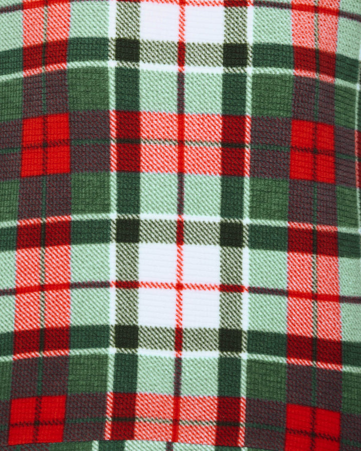 Splendid - Holiday Plaid Marna Waffle Thermal PJ Set - RPF2038HP4