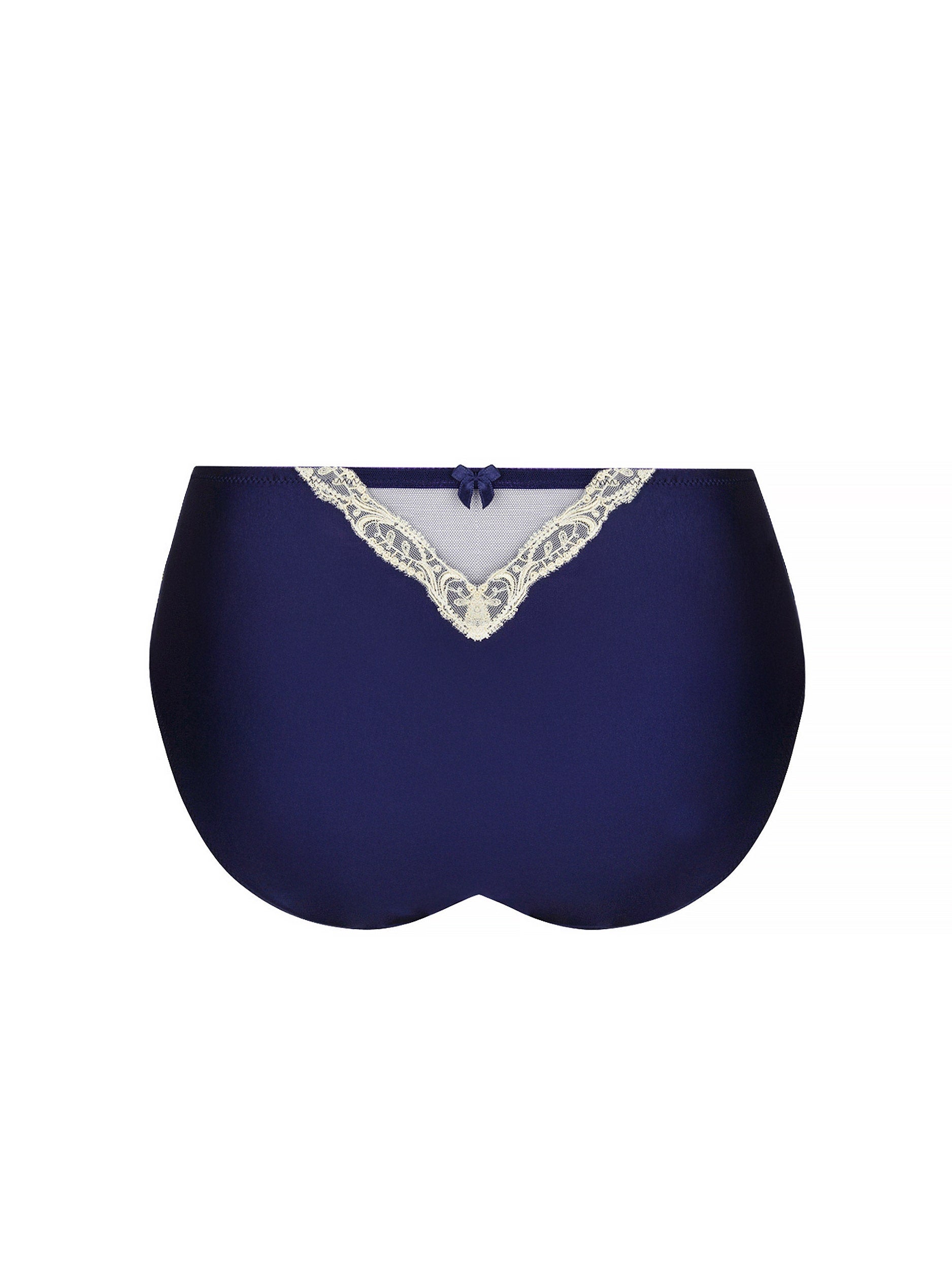 Lise Charmel Splendeur Soie - High Waist Brief- Marine - ACC0380