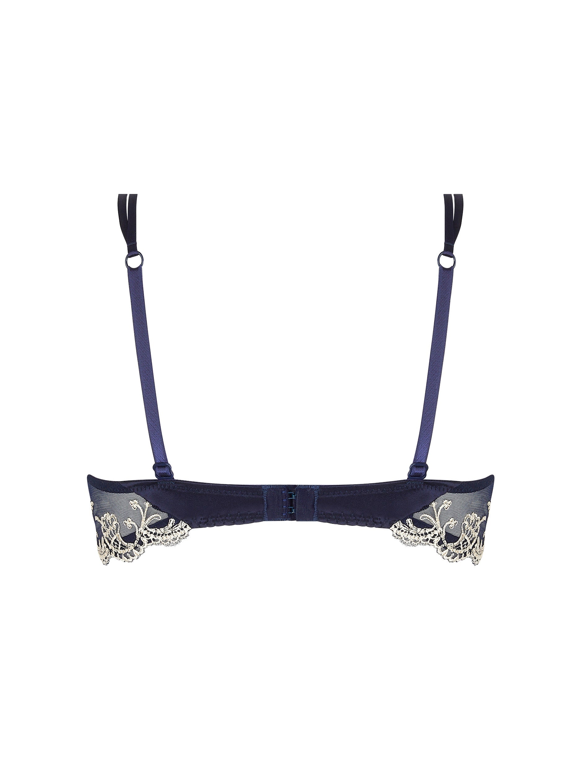 Lise Charmel Splendeur Soie Demi Cup - Marine - ACC3080