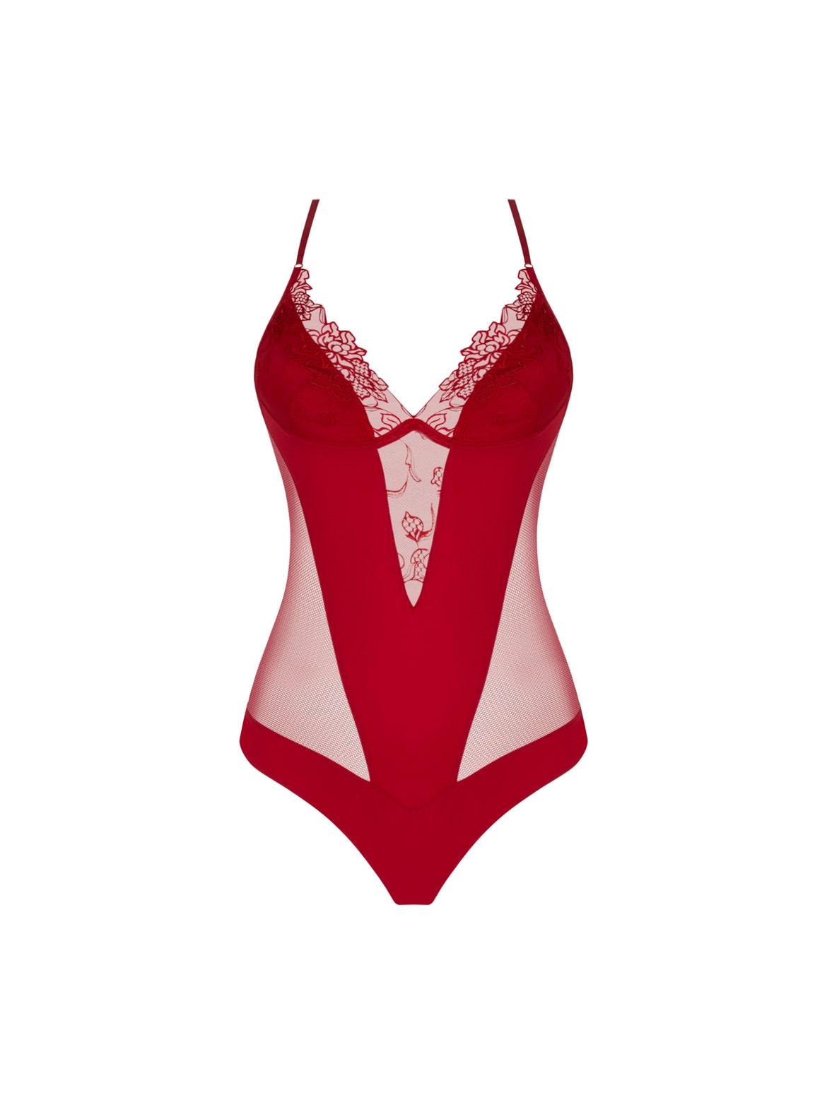 LISE CHARMEL ADORABLE EN SEXY BODYSUIT - ROUGE EFFUSION - ALH5285