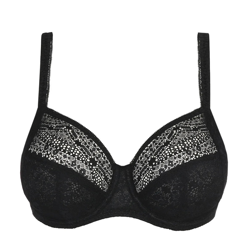 Prima Donna Twist Epirus-Full Cup Bra- 0141970- Black/White