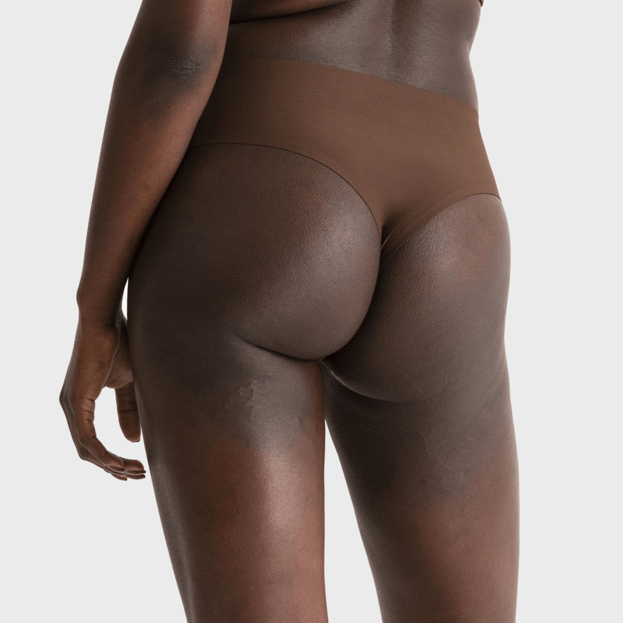 Evelyn & Bobbie High-Waisted Mesh Thong