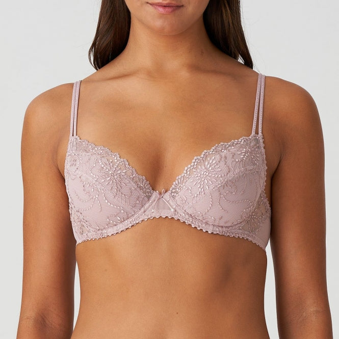 Marie Jo 0101337- Jane Push Up Bra Removable Pads- Bois De Rose/Black/Natural