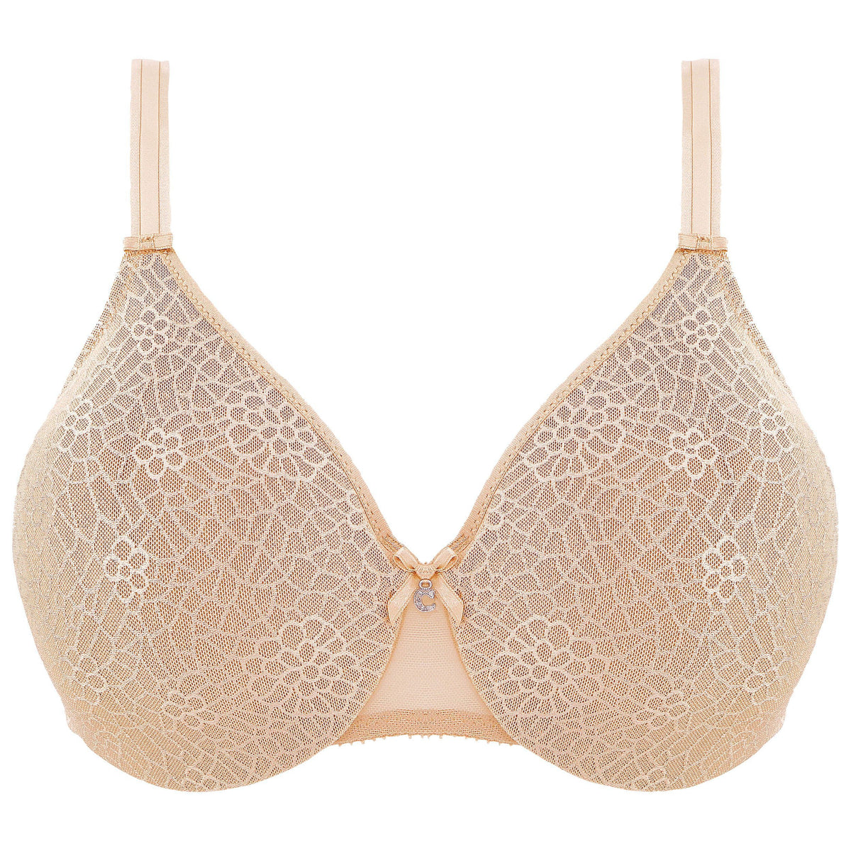 Chantelle C Magnifique Seamless Unlined Minimizer Bra - C18910 Cafe Latte, Black, Black