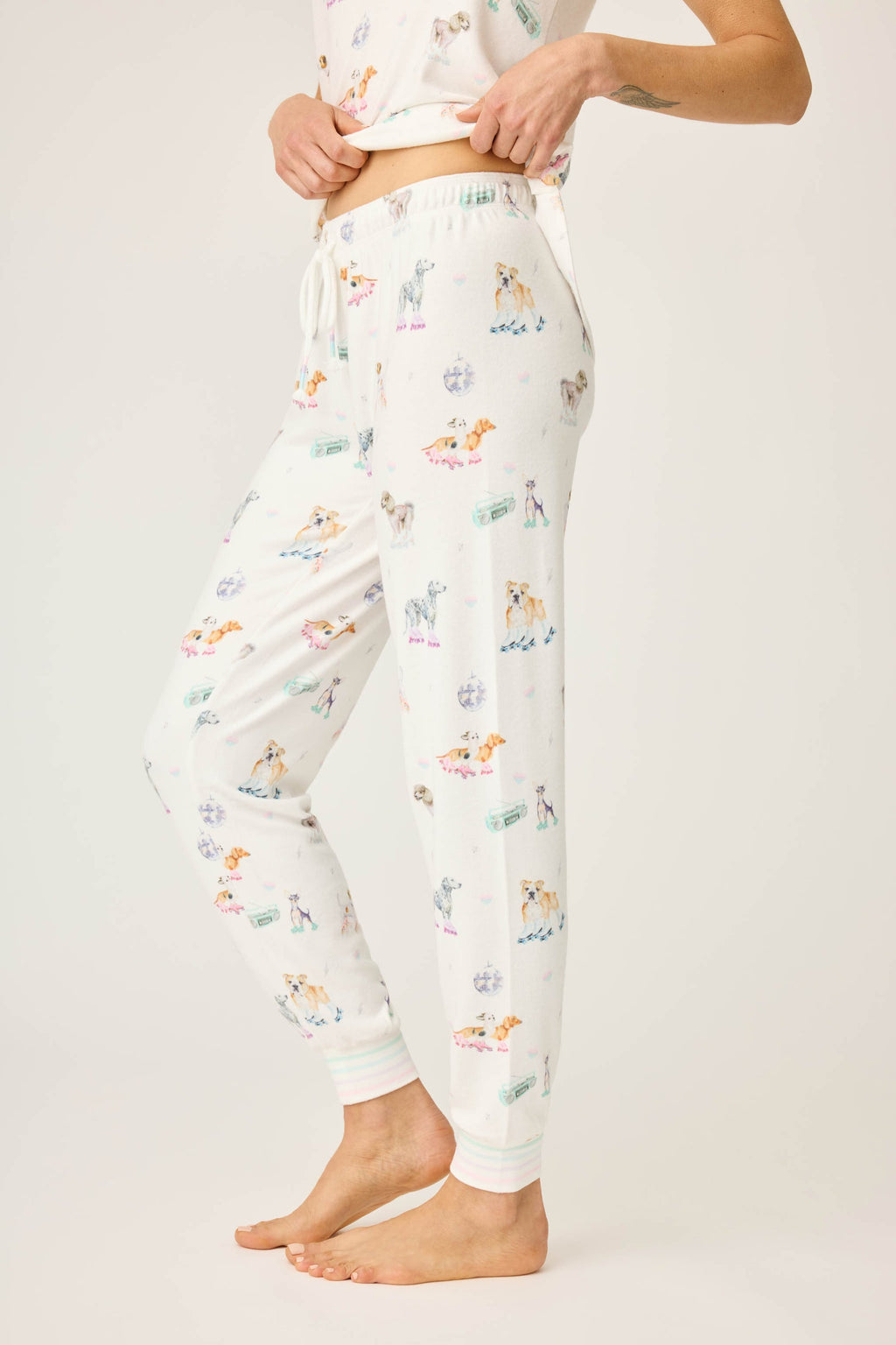PJ SALVAGE Roll With It Set - Ivory - RTRWST4