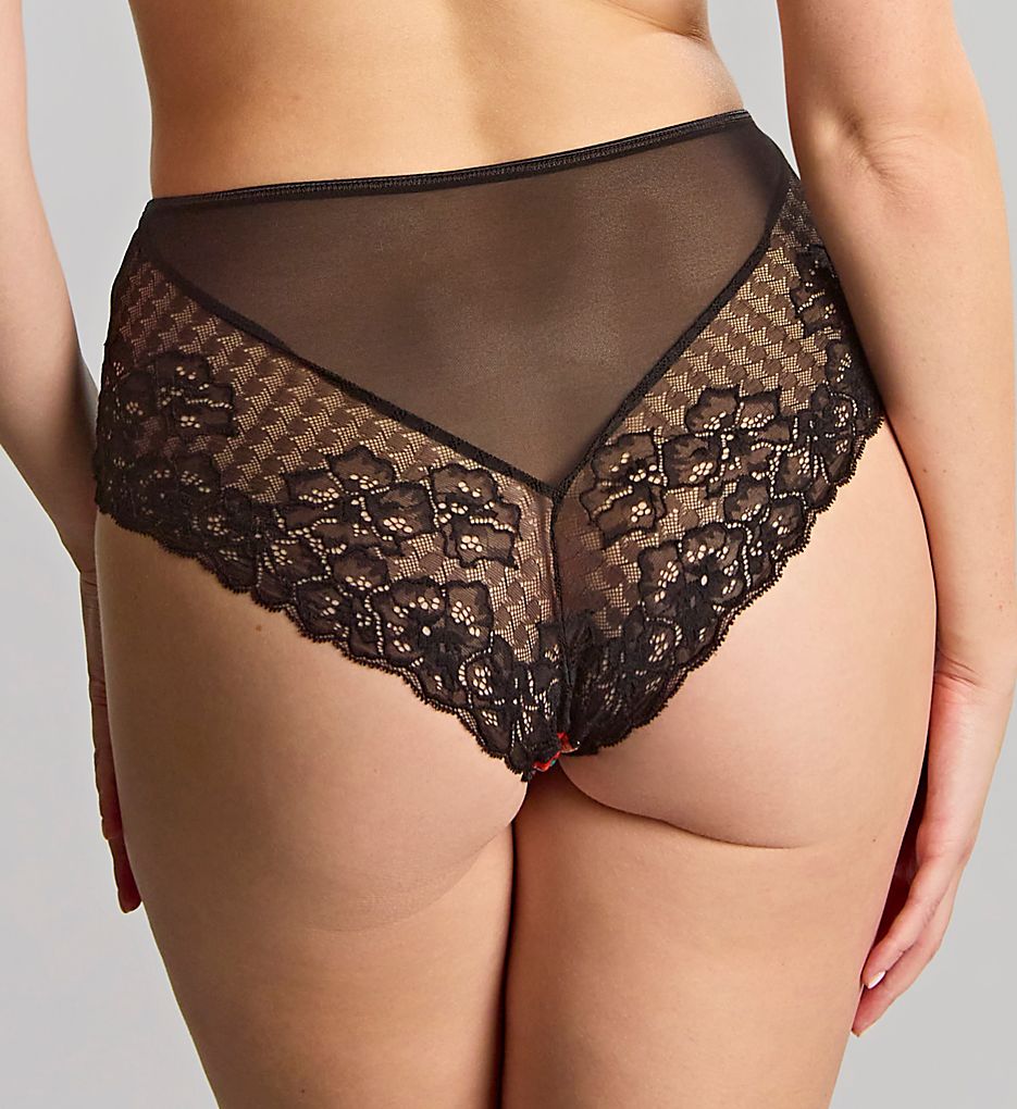 Panache- Envy Deep Brief - 7283 - Black Rose