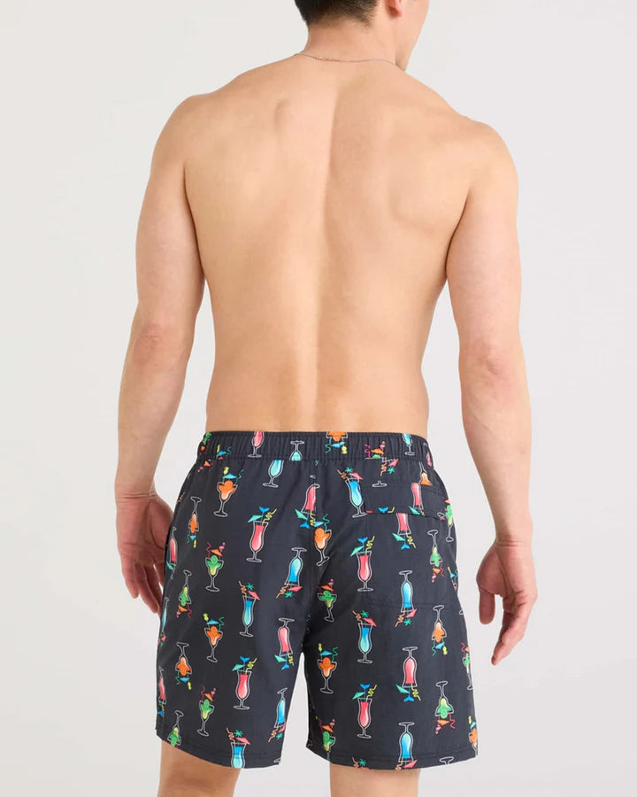 SAXX Go Coastal 2N1 Classic Swim Volley 5" with liner- SXSW05