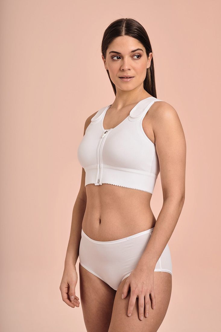ANITA CARE MEDICAL GARMENTS - COMPRESSION BRA - 1094 - WHITE/BLACK