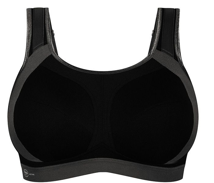 Anita Extreme Control Plus Sports Bra 5567 -BLACK/ANTHARCITE