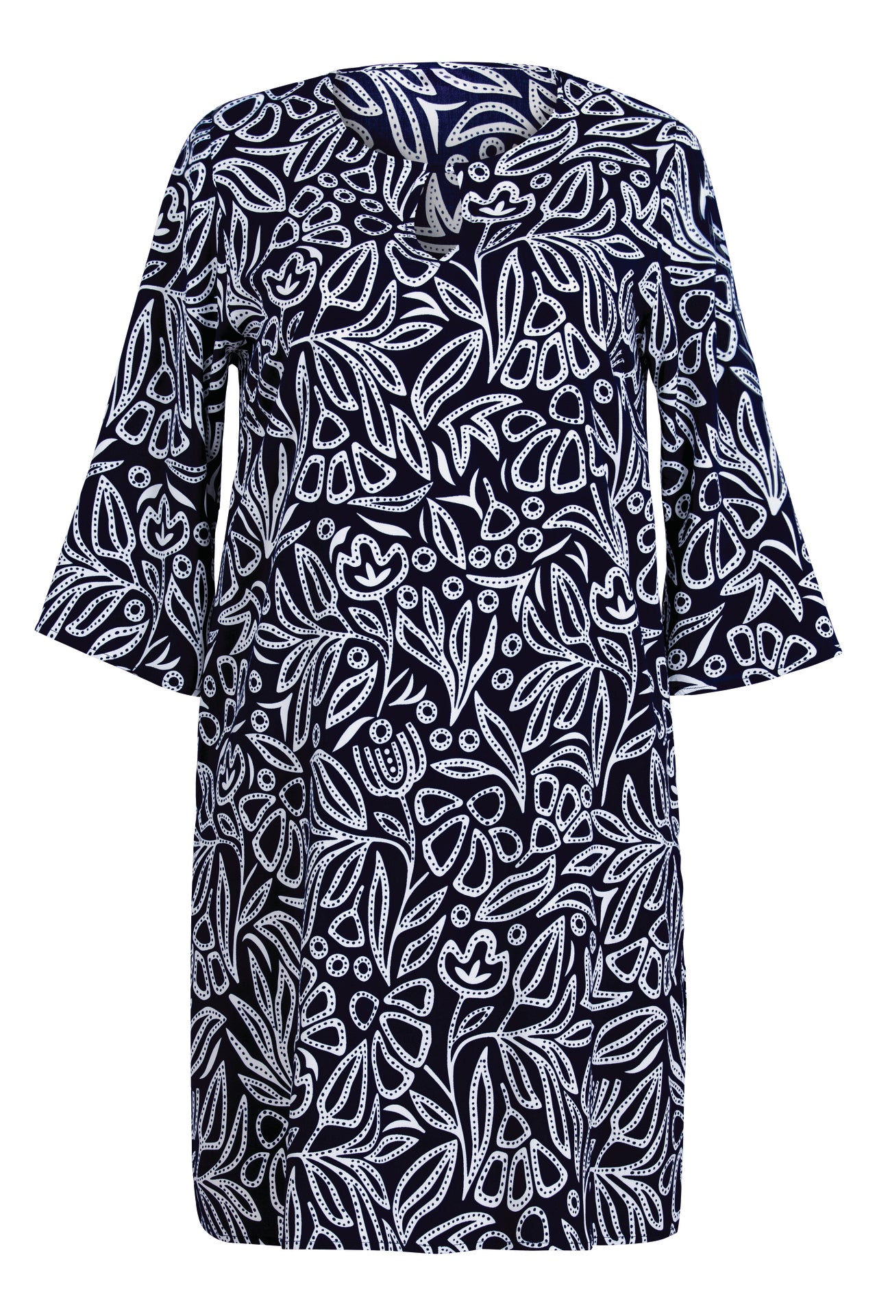ROSA FAIA FLOWER DOTS - SALLA TUNIC - M6.8134