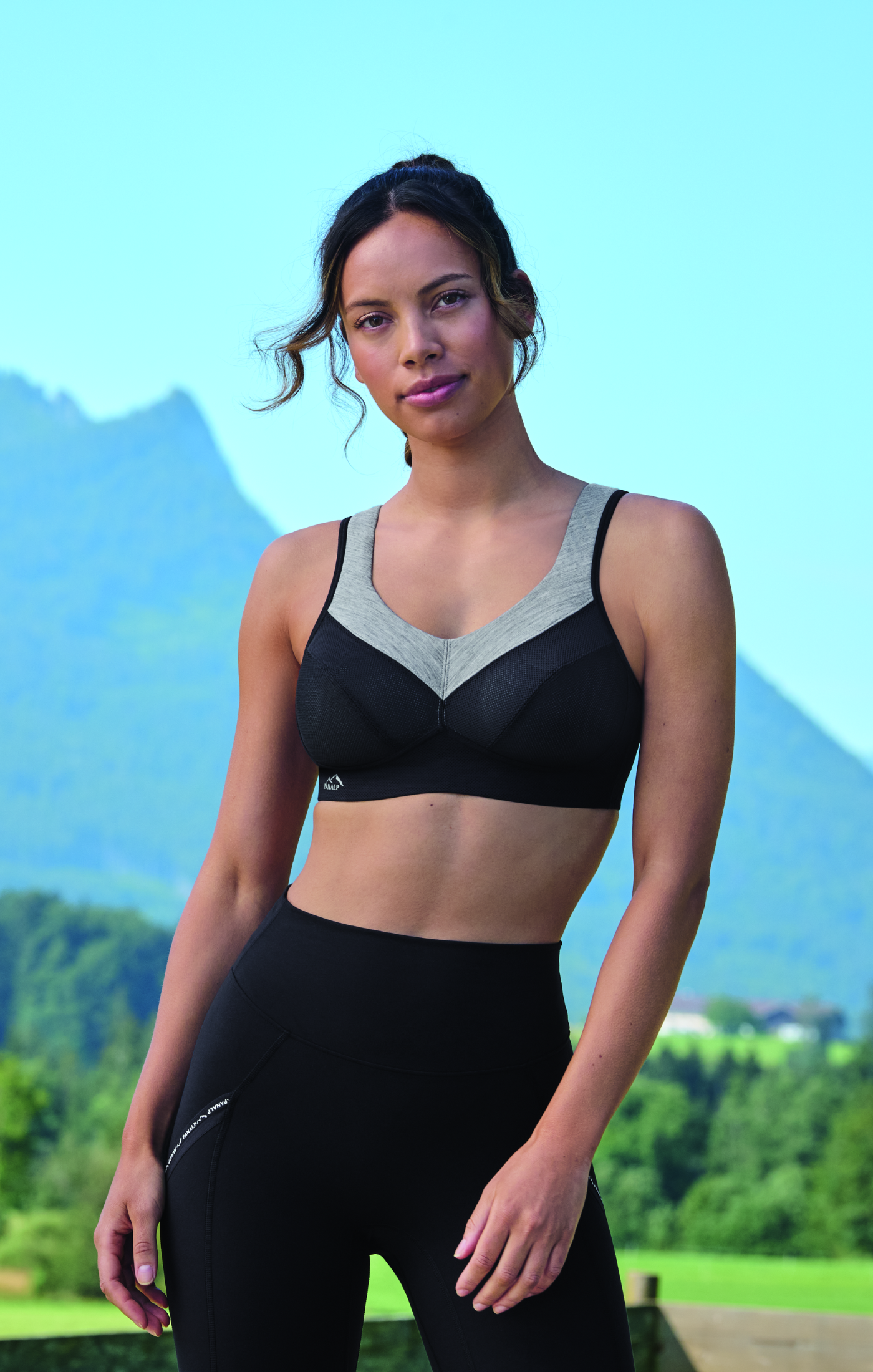 Anita PanAlp Wool Sports Bra - 5555 - Smart Rose/Black