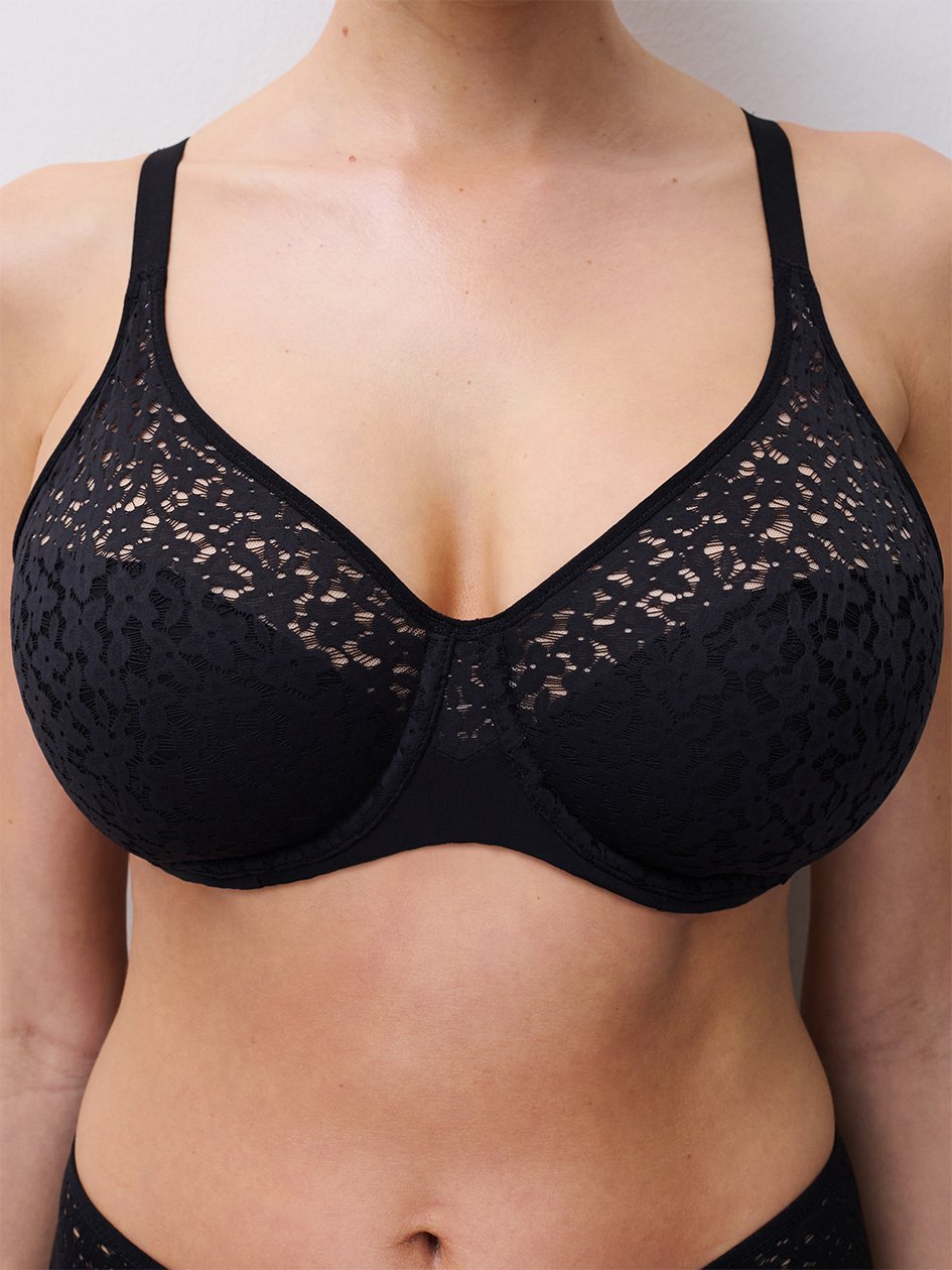 Chantelle Norah Comfort Underwire Bra - C13F10 - Black